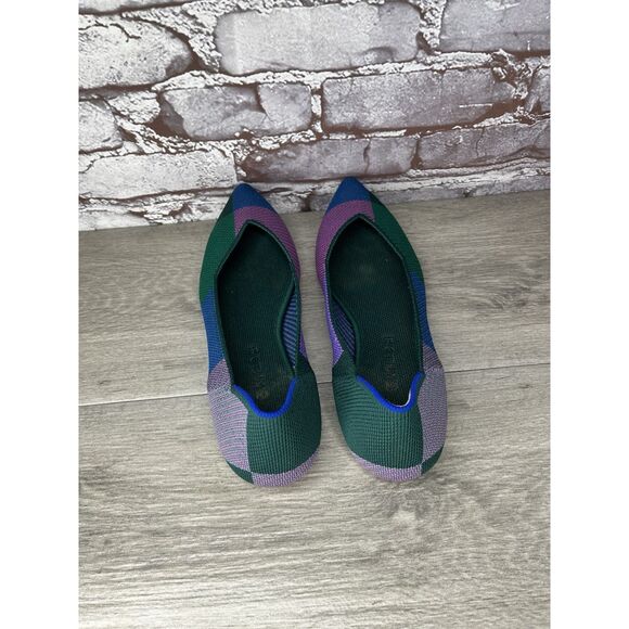 Rothys Fabric Pointed Toe Textile Slip On Ballet Flats Women’s Sz 9.5M US/40.5EU - Picture 9 of 16